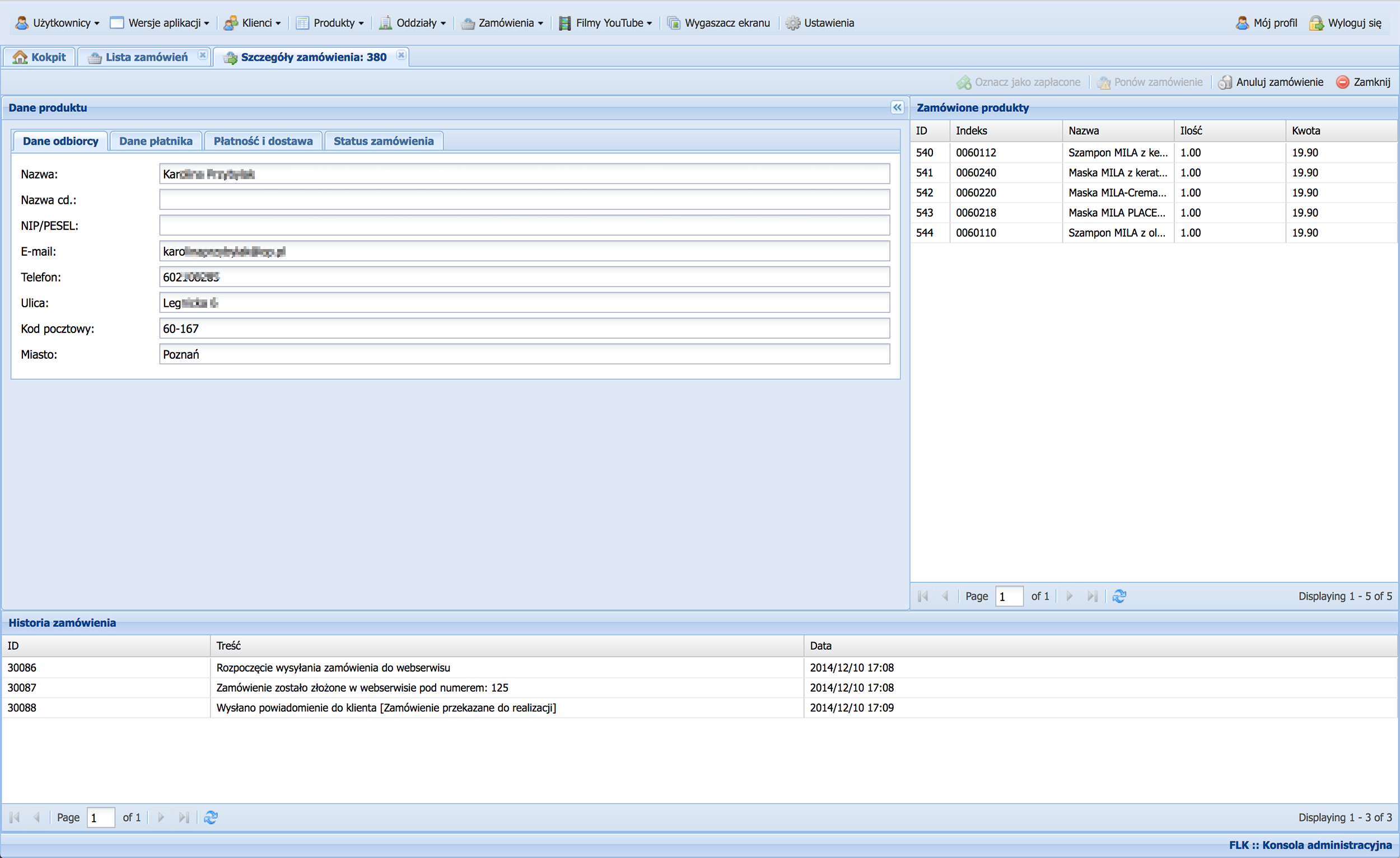 Fale Loki Koki - zamówienie