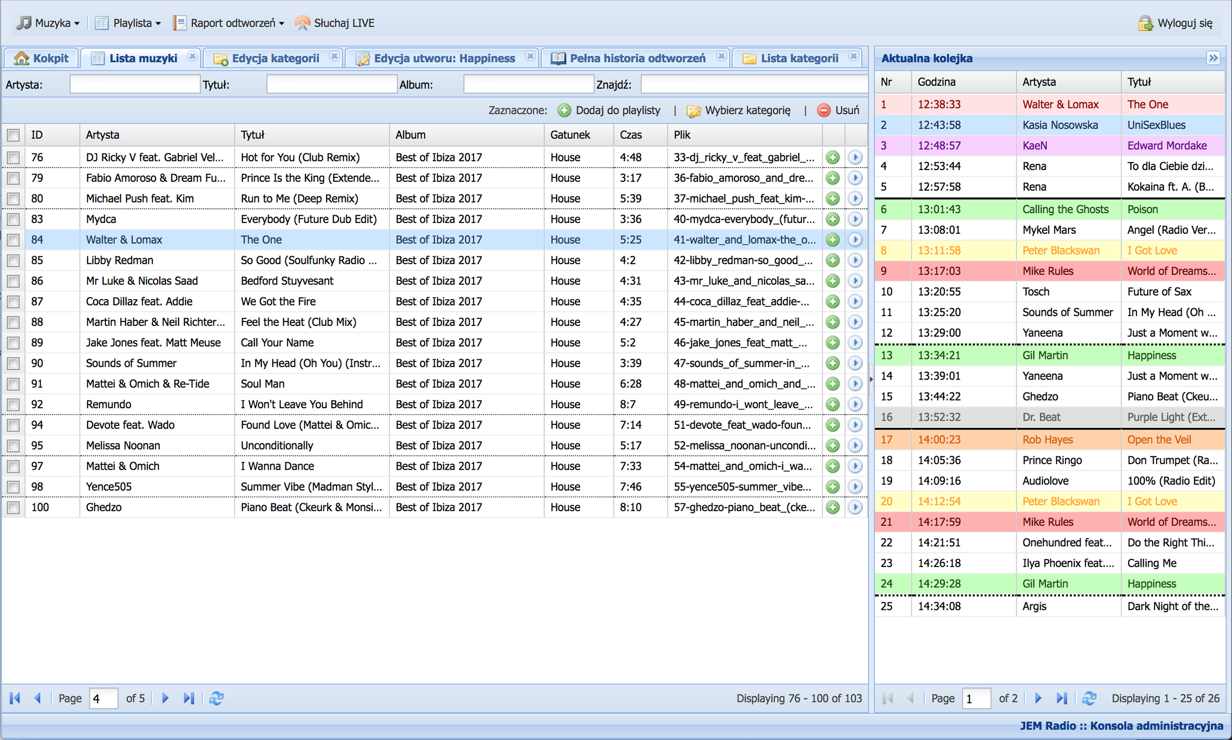 JemRadio - panel administracyjny