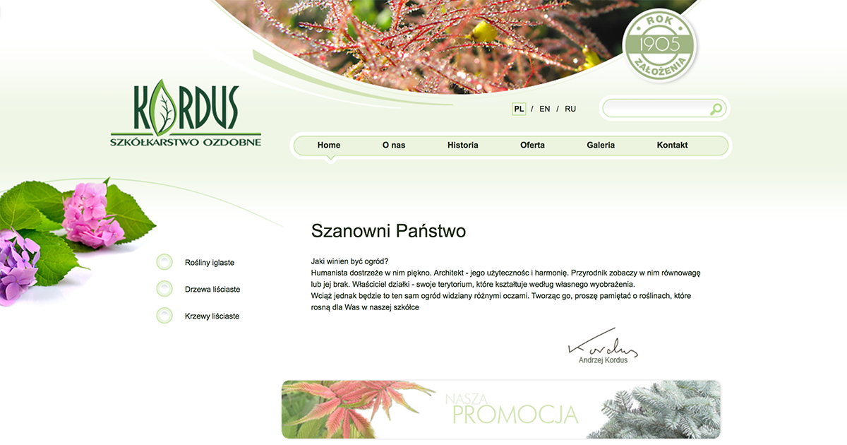 Kordus - strona główna