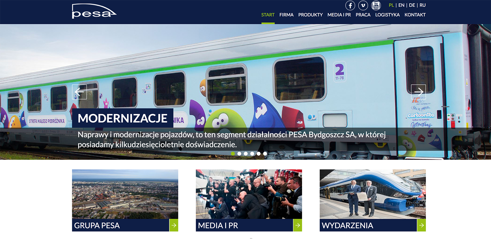 PESA - strona główna